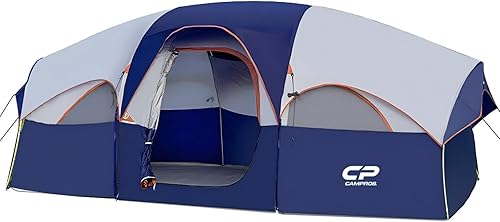 CAMPROS CP Tent 8 Person Camping Tents, Weather Resistant Family Tent, — Build quality and design details up close