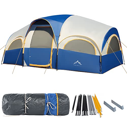 GoHimal GoHimal 8 Person Tent for Camping, Waterproof Windproof Family — Build quality and design details up close