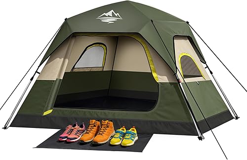 Camping Tent 2/3/4 Person Instant Pop Up Tents for Camping - 40s Autom — Our recommended configuration for best results