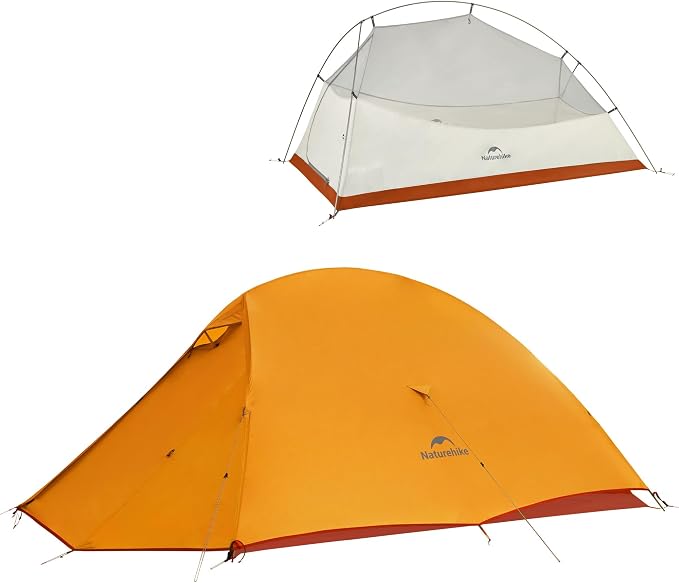 Naturehike Cloud-Up 2 Person Tent Lightweight Backpacking Tent with Fo — Real-world performance testing in action