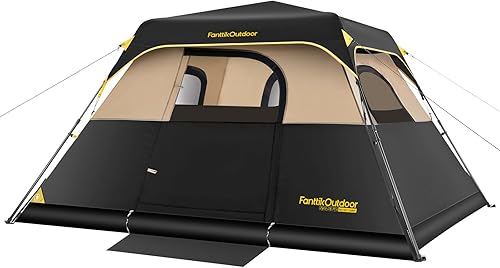 FanttikOutdoor Camping Tent 4/6/8/10 Person Instant Cabin Tent Setup i — Build quality and design details up close