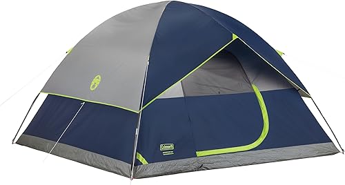 Coleman Sundome Camping Tent with Rainfly, 2/3/4/6 Person Tent Sets Up — Our hands-on testing setup for best sleeping pad for stom