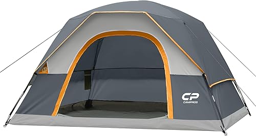 CAMPROS CP Camping Tent 2/4/6 Person, Waterproof Windproof Double Laye — Build quality and design details up close