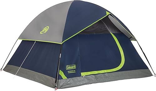 Coleman Sundome Camping Tent with Rainfly, 2/3/4/6 Person Tent Sets Up — Our recommended configuration for best results