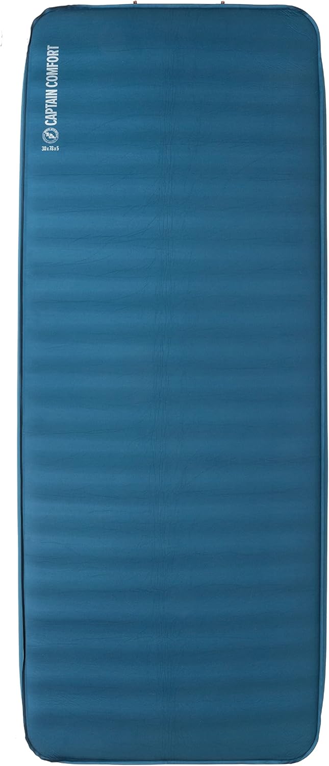 Big Agnes Captain Comfort Deluxe Camp | Supremely Comfortable, All-Weather, Self-Inflating Sleeping Pad