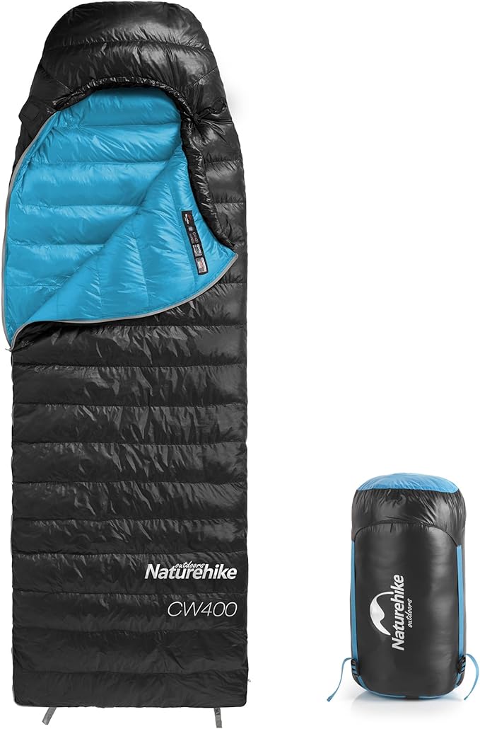 Naturehike Ultralight Down Sleeping Bag, 650FP Backpacking Sleeping Ba — Our recommended configuration for best results