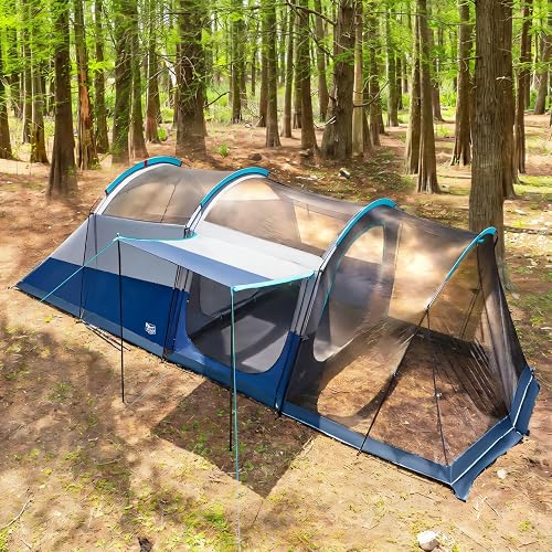 TIMBER RIDGE 8 Person Family Camping Tent with Screen Room, Double Lay — Our recommended configuration for best results