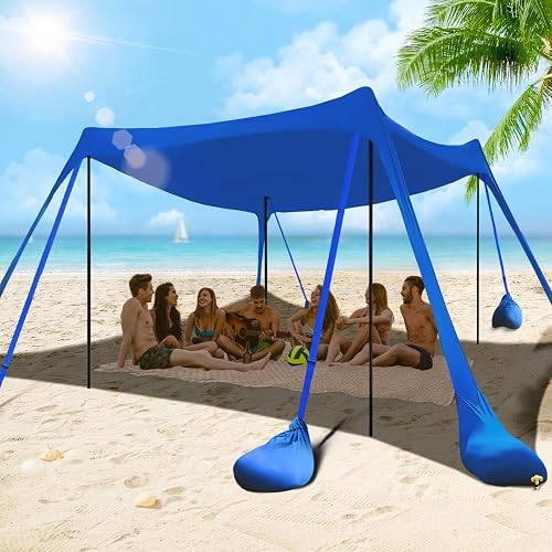 besuhot Beach Tent Sun Shelter 10x10FT Beach Shade Canopy with 8 Sandb — Side-by-side comparison of top picks in this category